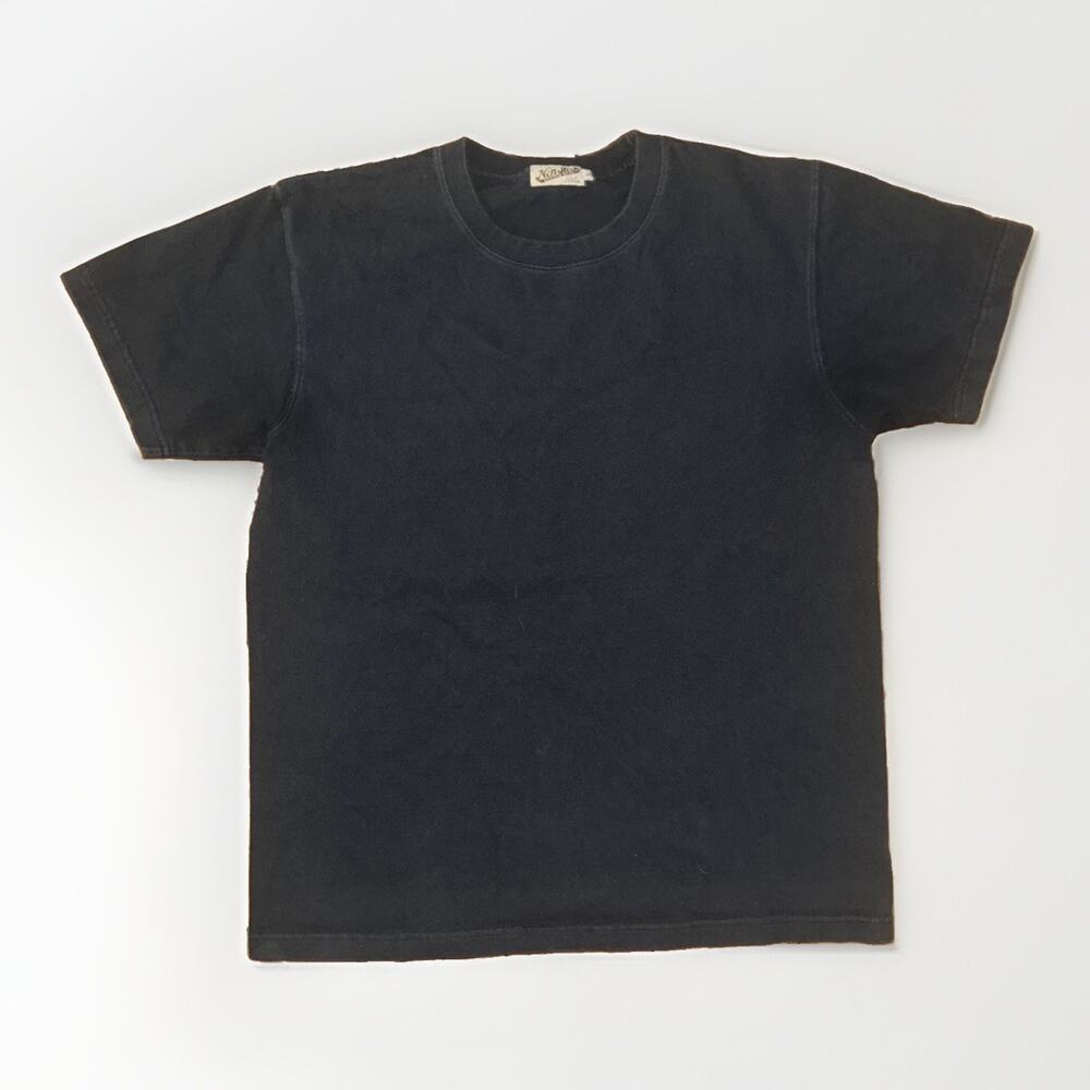 Non Stock Knitting Mills T-Shirt Men’s L Black Wash Made in USA Workwear 20x26